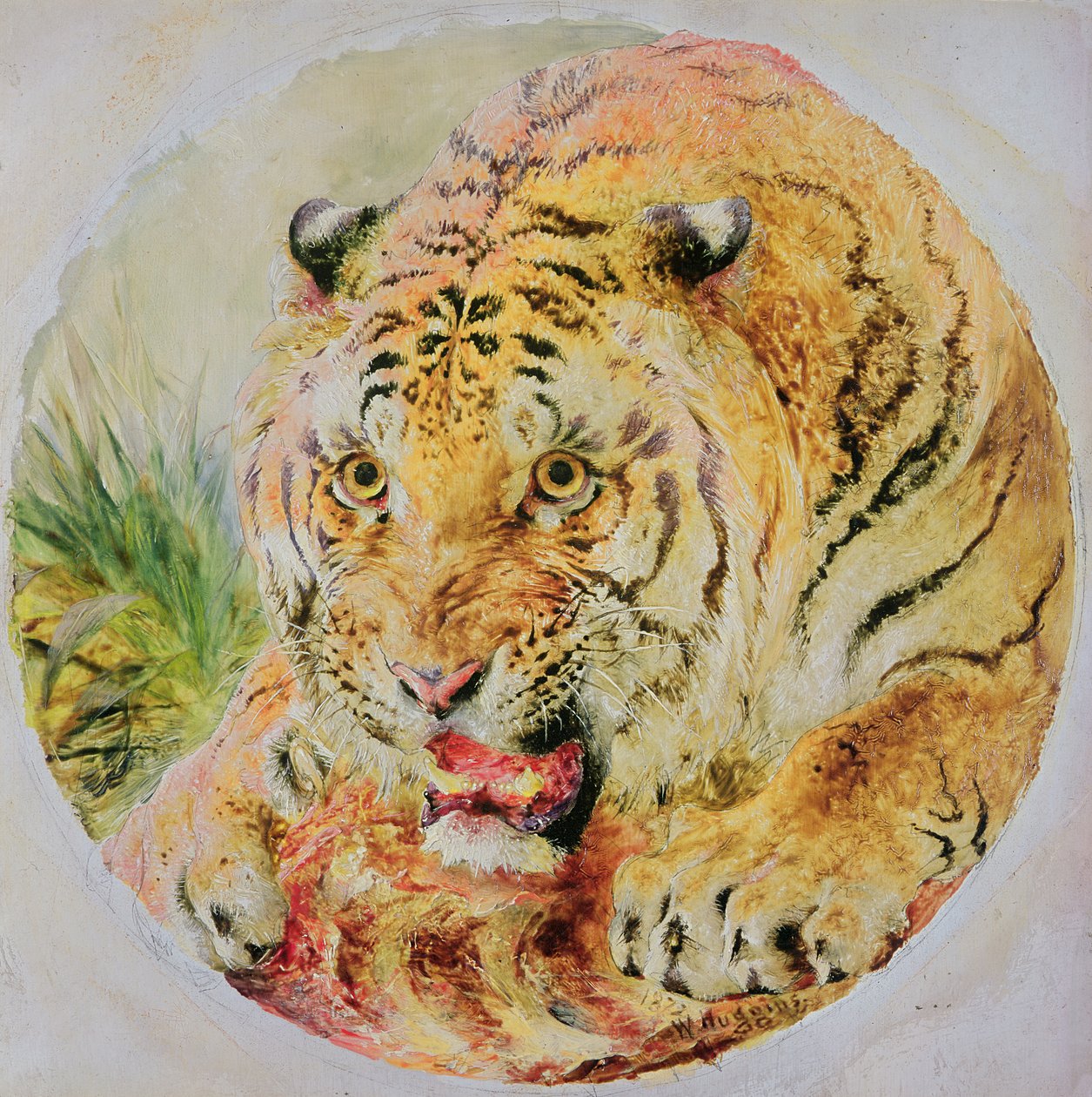 Tigerkopf von William Huggins
