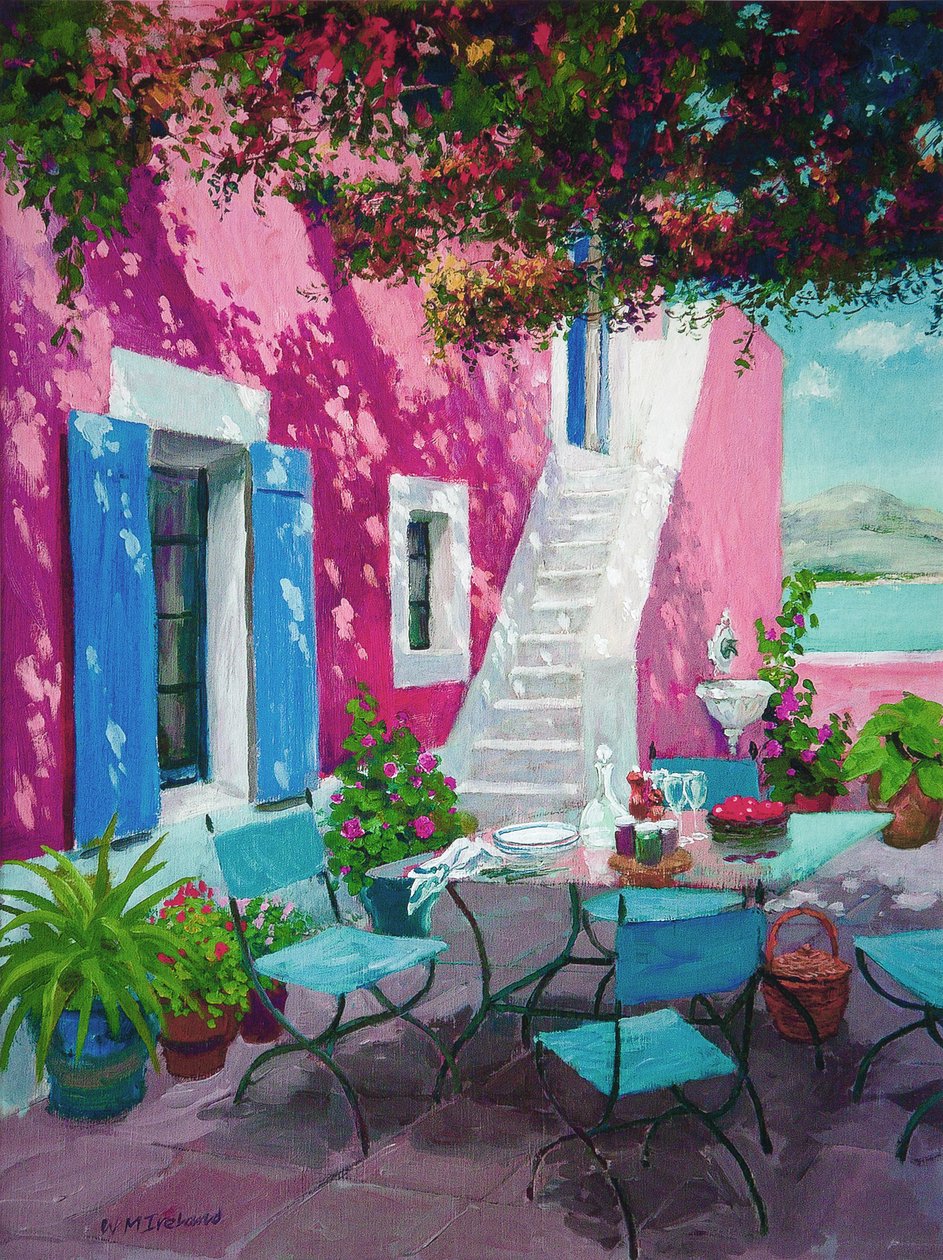 Heiße rosa Terrasse von William Ireland