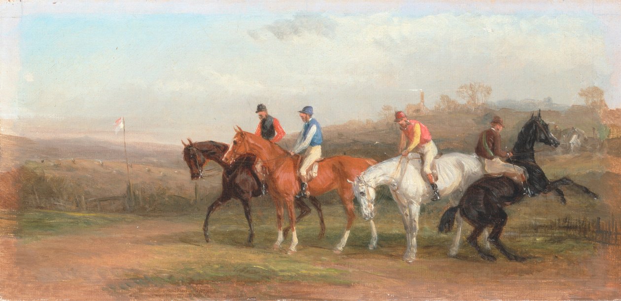 Hürdenrennen: Am Start von William J. Shayer
