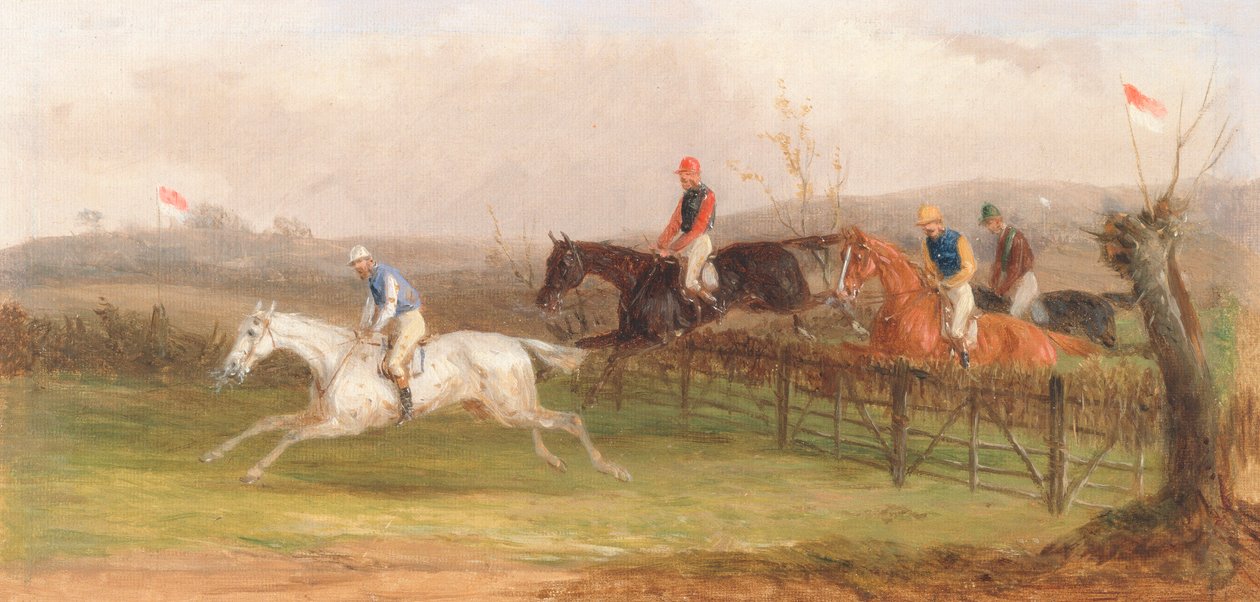 Hürdenrennen von William J. Shayer
