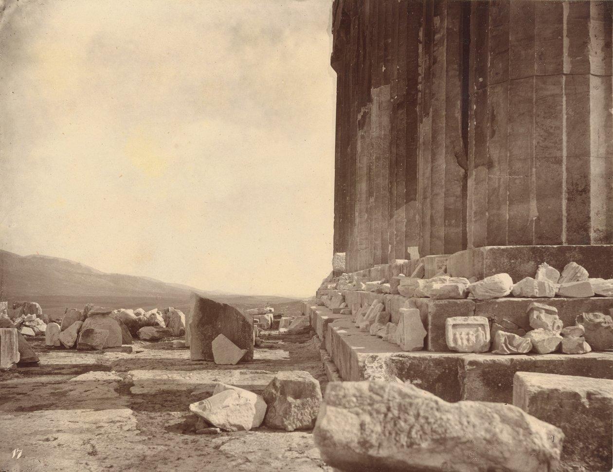 Östliche Fassade des Parthenon von William J. Stillman