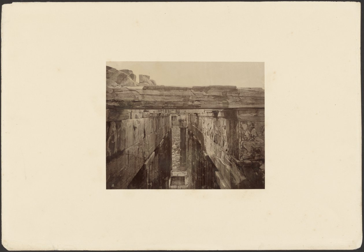 Westlicher Portikus des Parthenon von William J. Stillman