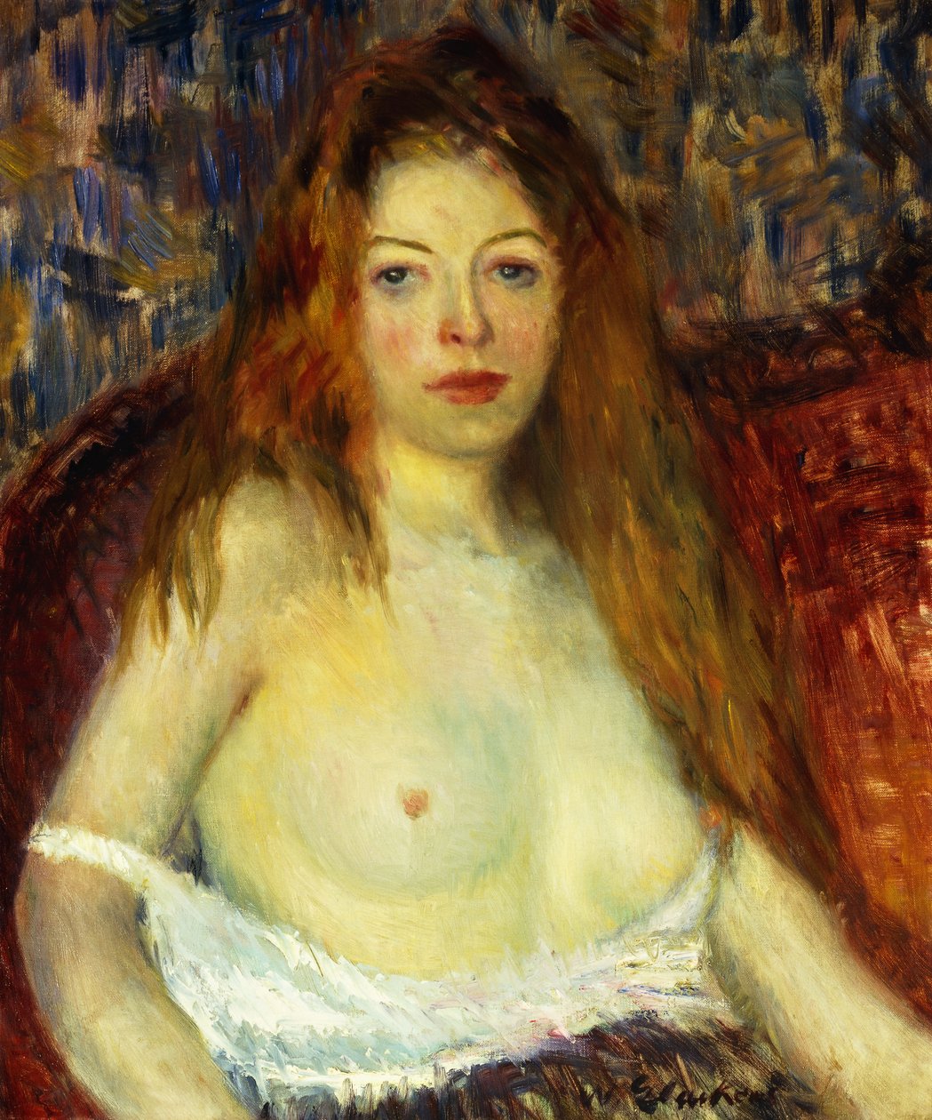 Ein rothaariges Modell von William James Glackens