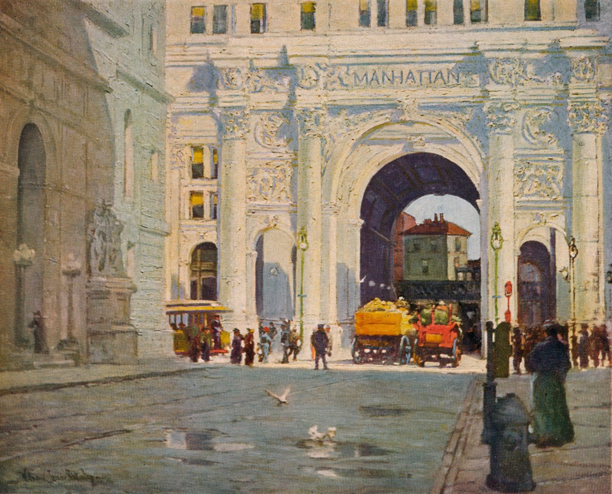 Das Stadttor, ca. 1917 von William Jean Beauley