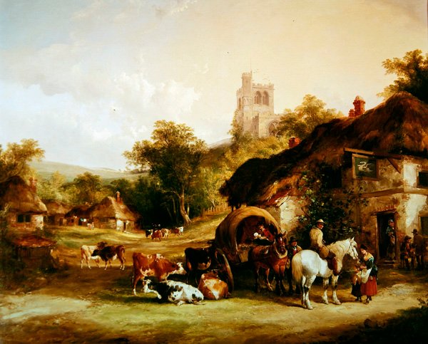 The Swan Inn von William Joseph Shayer