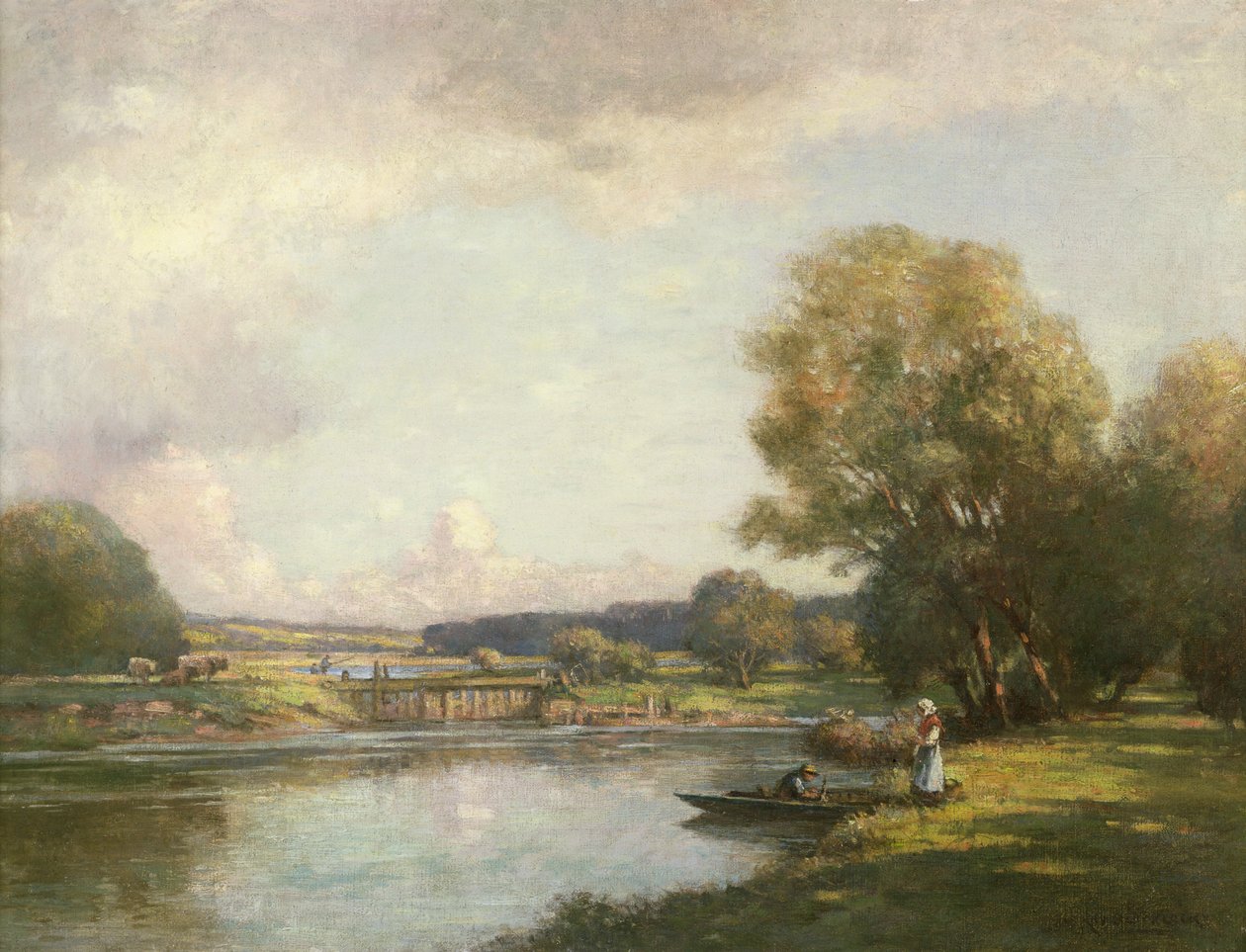 Sommer in Hemingford Grey von William Kay Blacklock