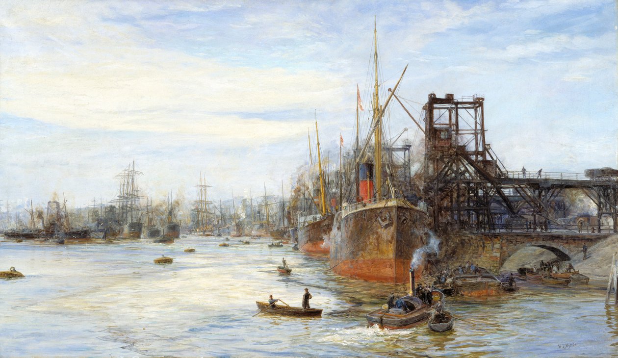 Barry Docks von William Lionel Wyllie