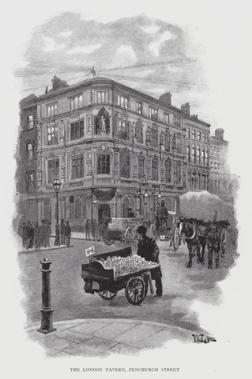 The London Tavern, Fenchurch Street von William Luker