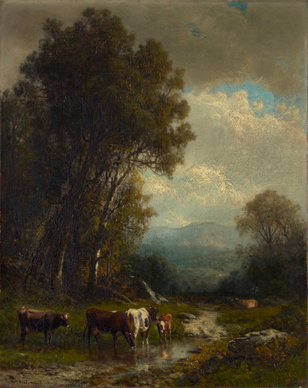 Landschaft mit Vieh von William M. Hart