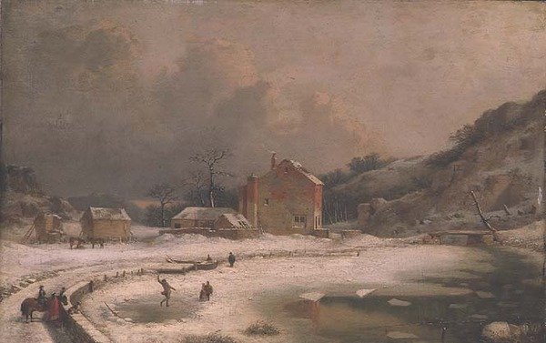 Winterszene von William Malbon