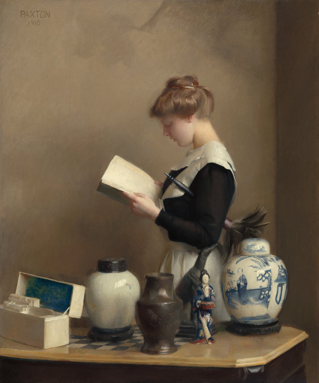 Das Hausmädchen von William McGregor Paxton