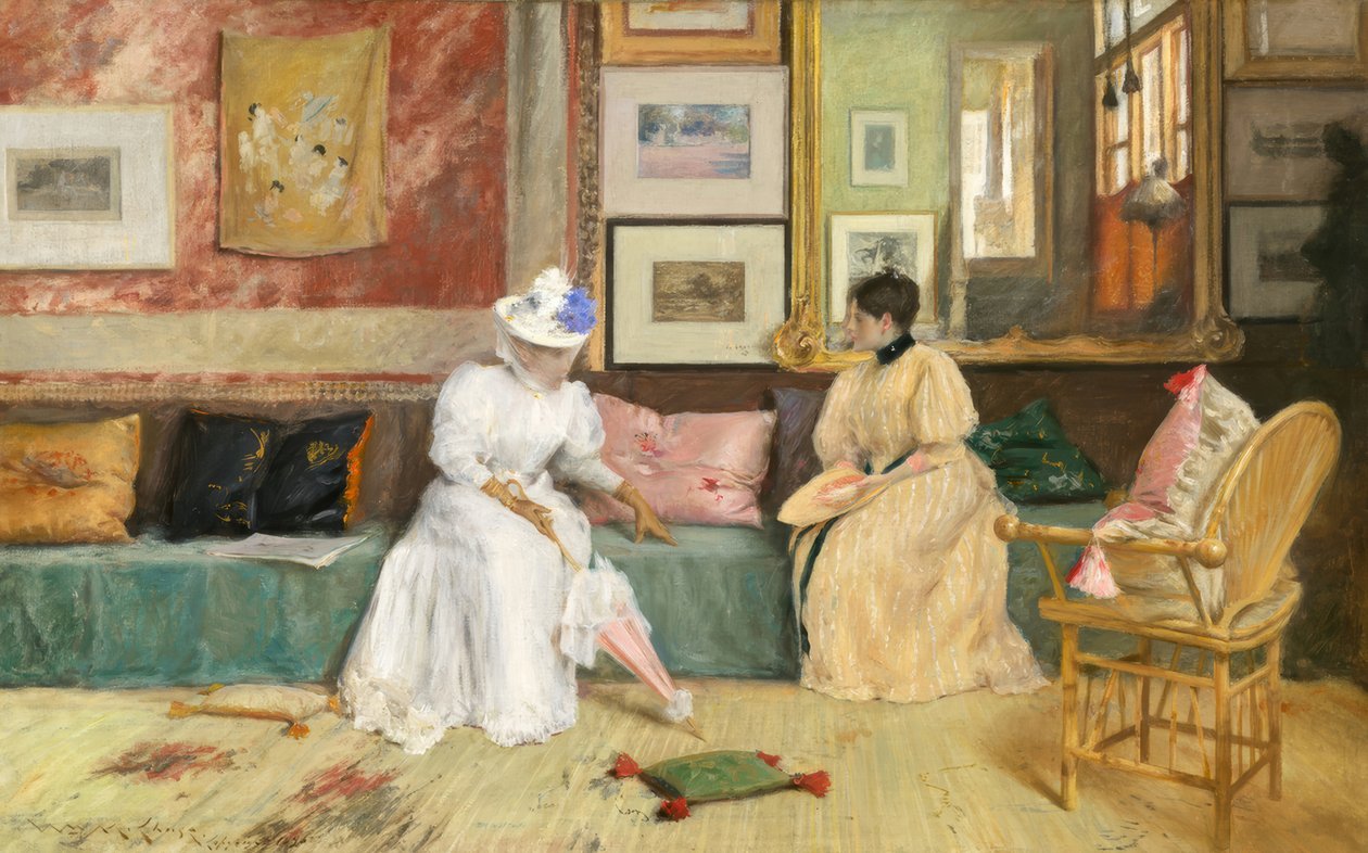 Ein freundlicher Anruf von William Merritt Chase