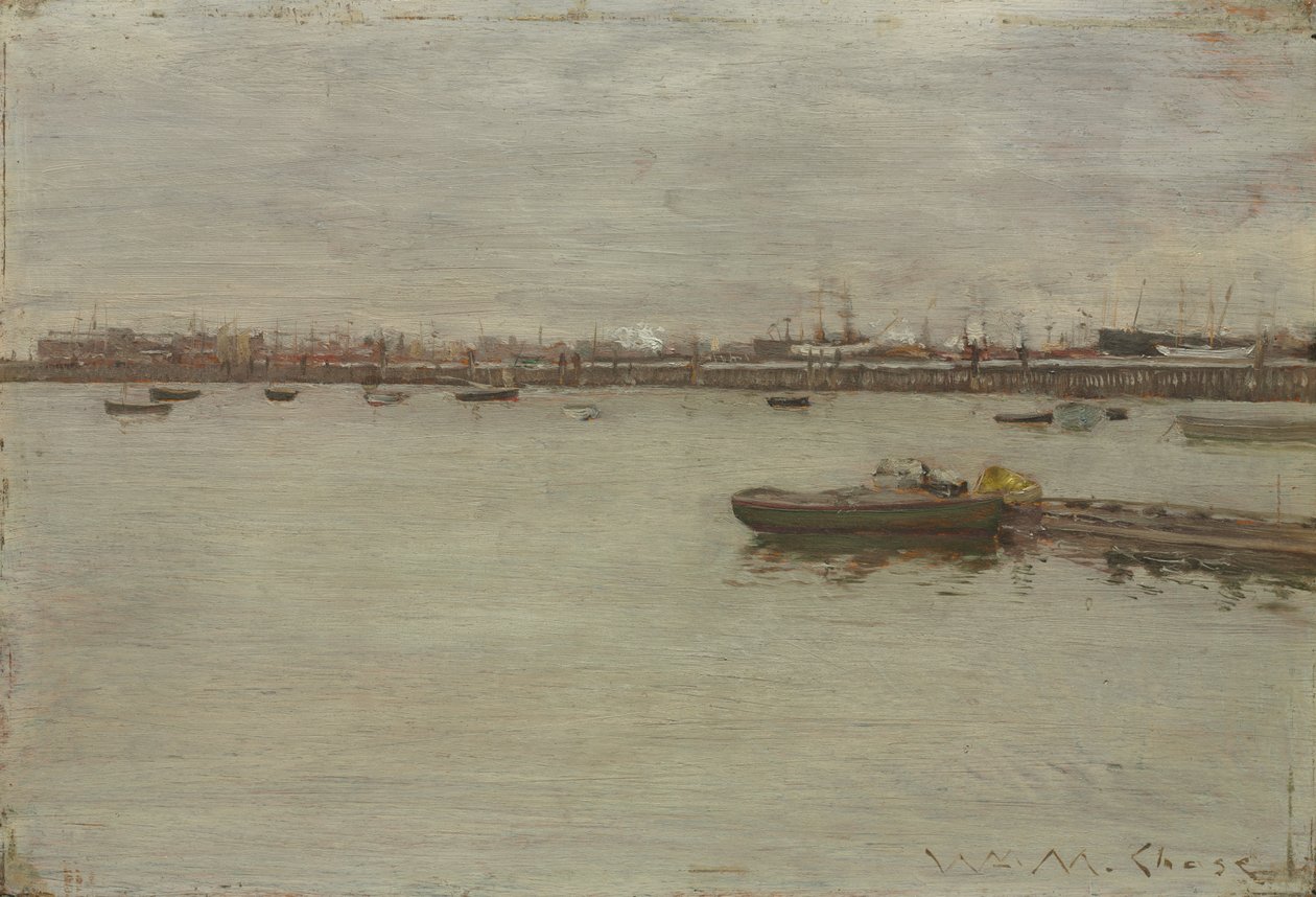 Grauer Tag in der Bucht von William Merritt Chase