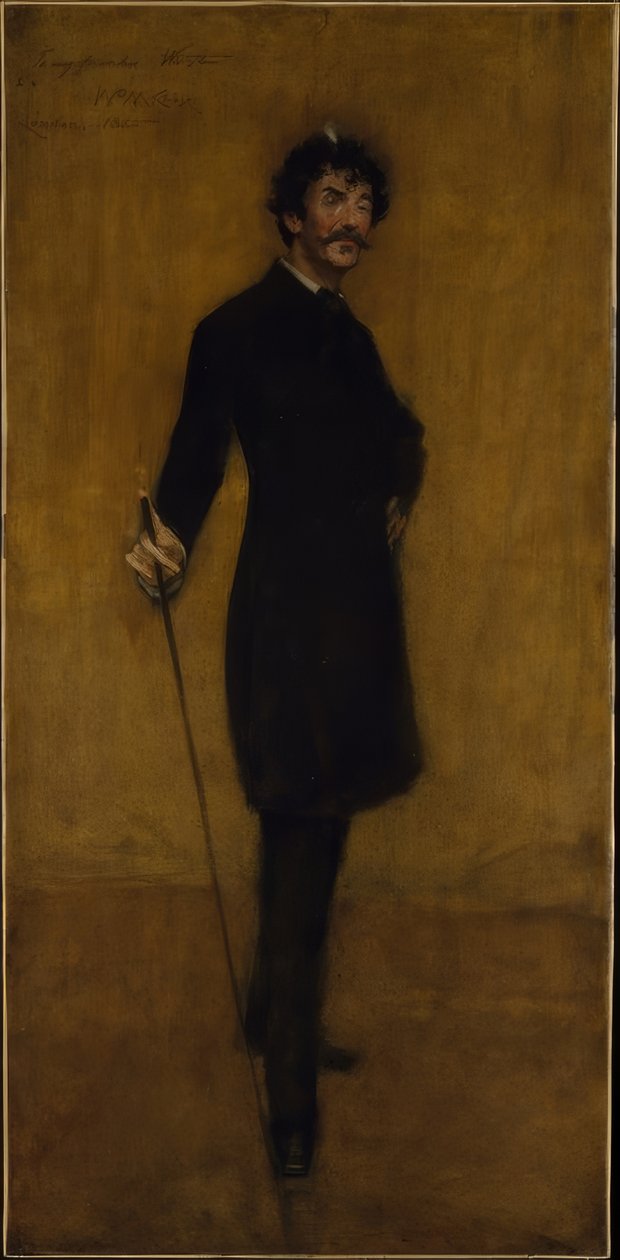 James Abbott McNeill Whistler von William Merritt Chase