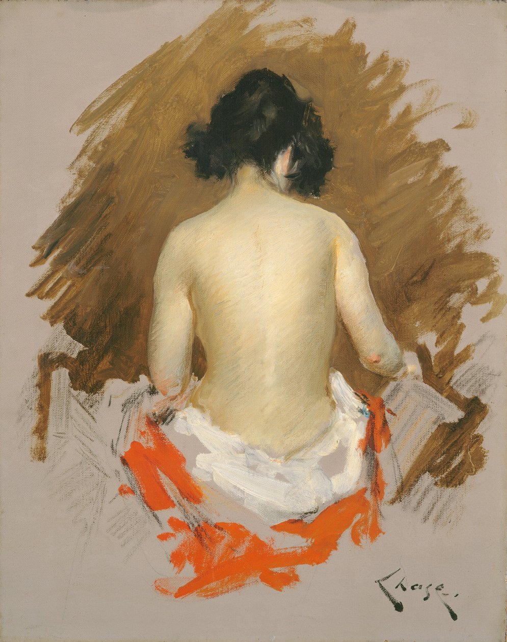 Akt von William Merritt Chase