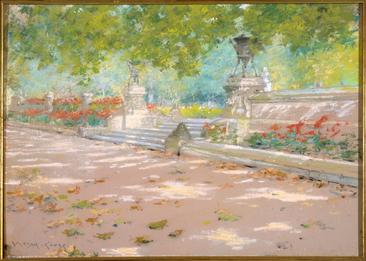 Terrasse, Prospect Park von William Merritt Chase