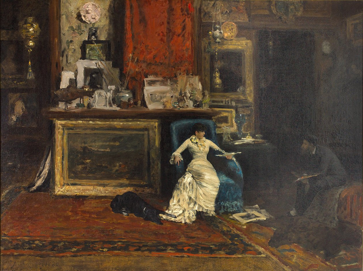 Das Tenth Street Studio von William Merritt Chase