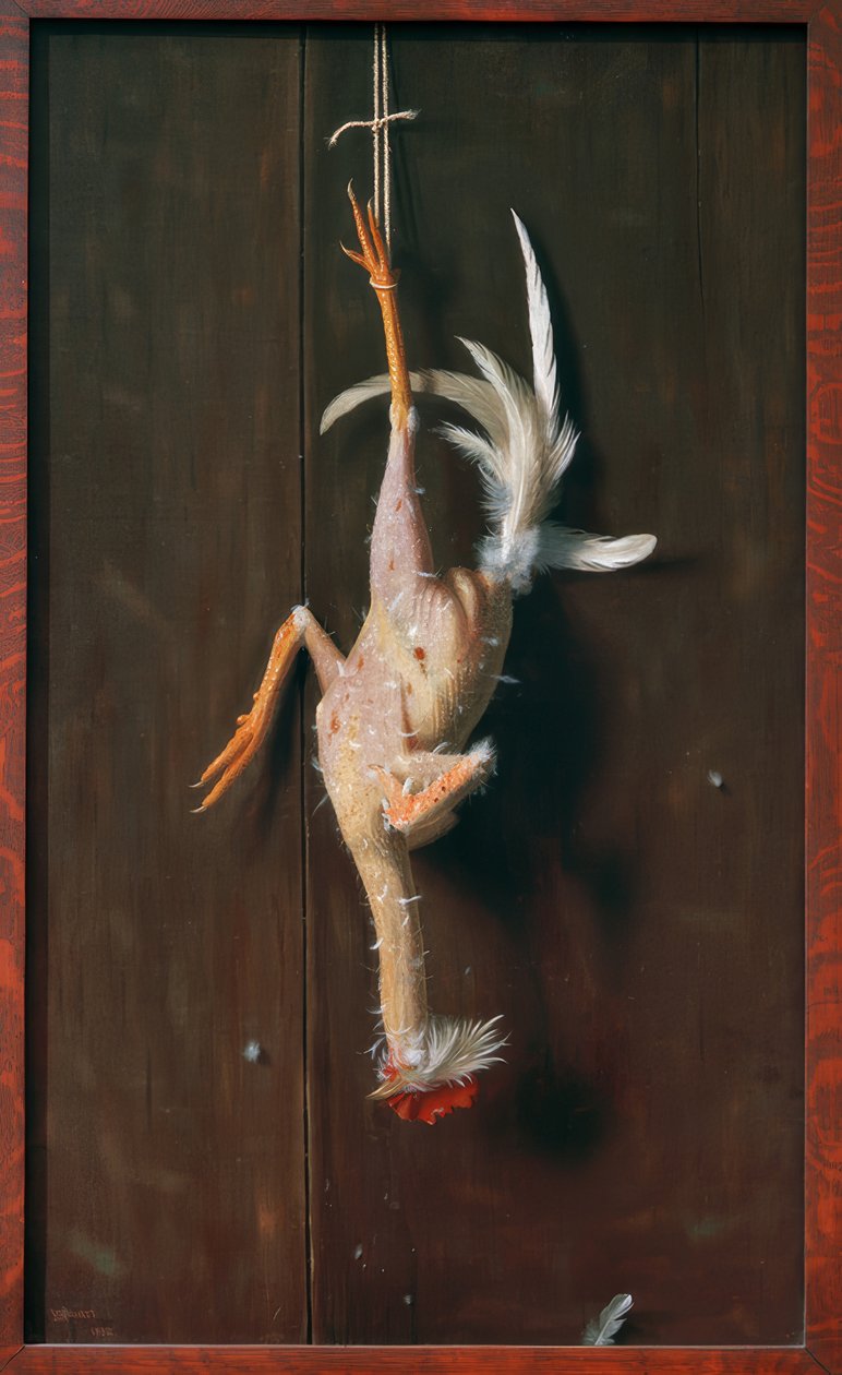 Plucked Clean von William Michael Harnett