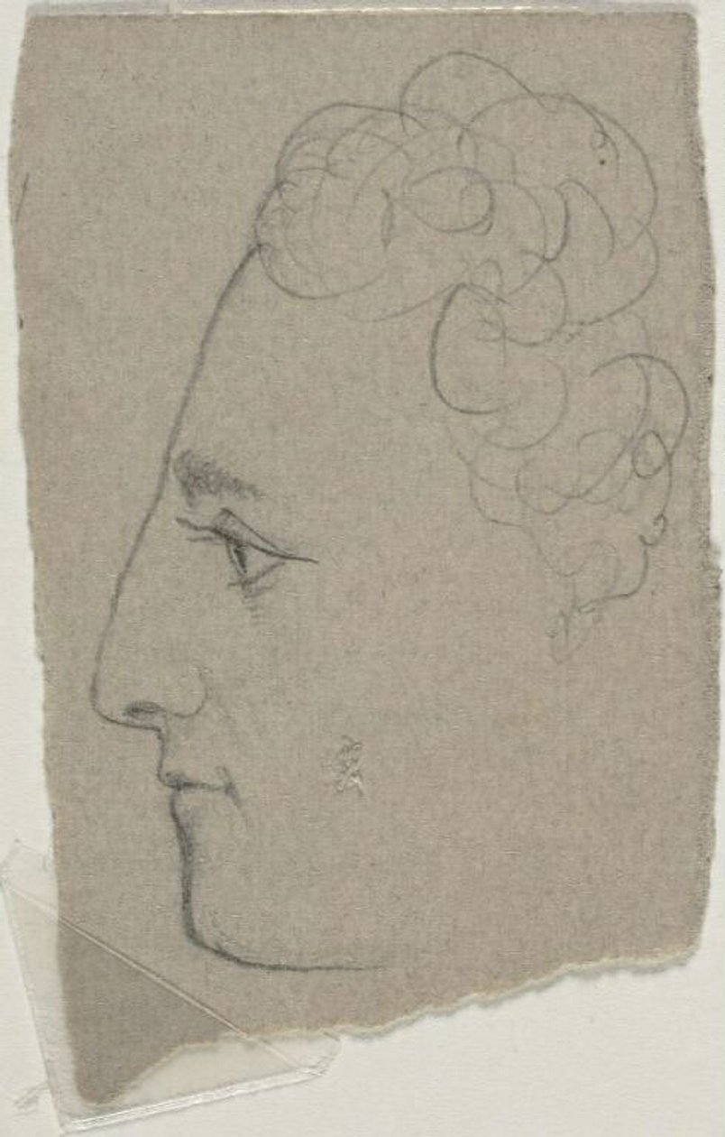 Profilschskizze von William Michael Harnett