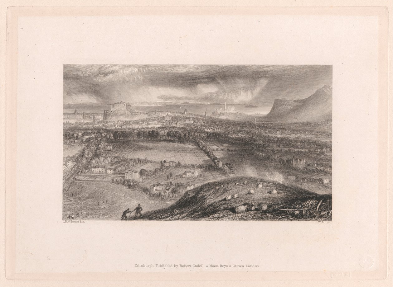 Edinburgh von Blackford von William Miller