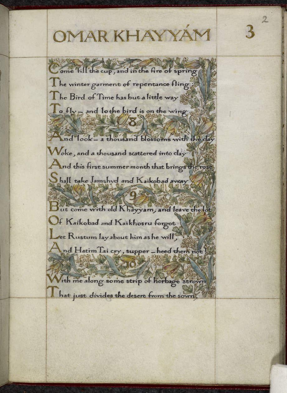 Rubaiyat von Omar Khayyam von William Morris