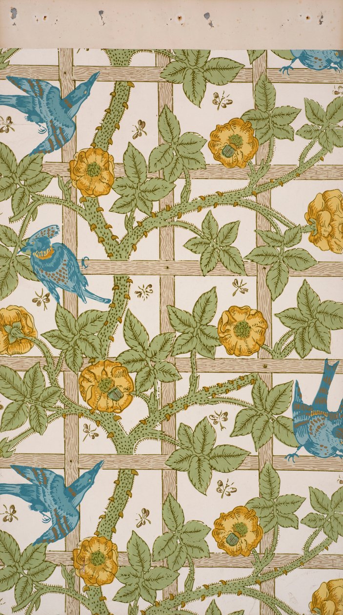 Gitter. Tapete, 1862 von William Morris