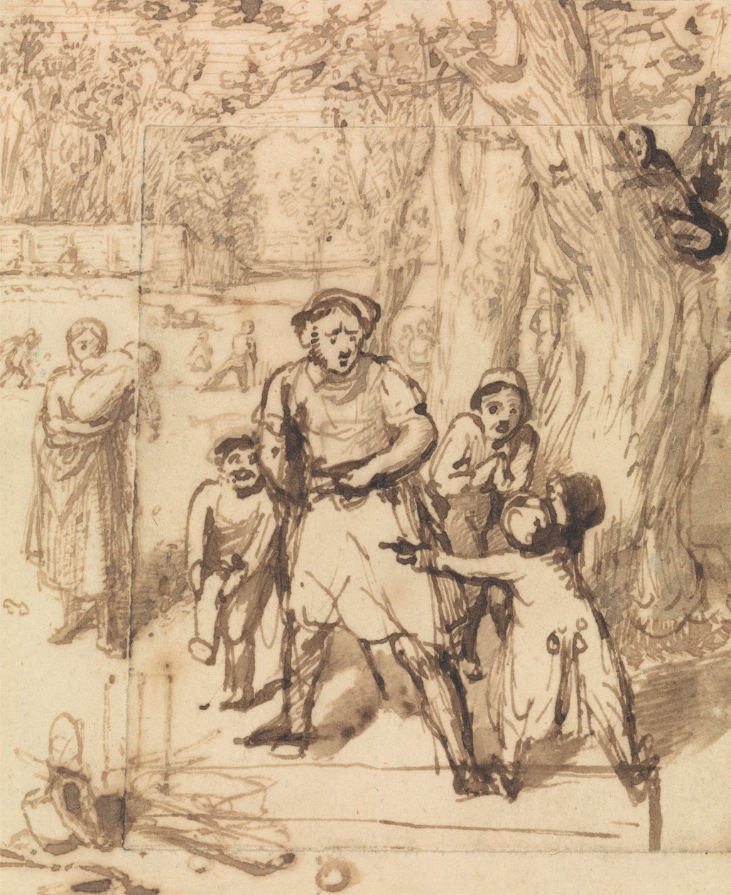 Der unterbrochene Kampf von William Mulready