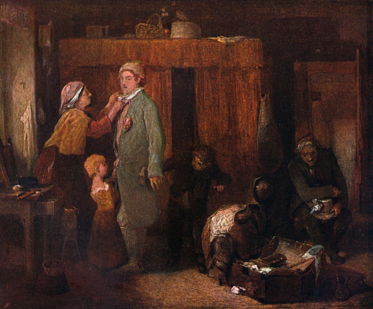 Der Hochzeitstag, 1845, 1904 von William Mulready