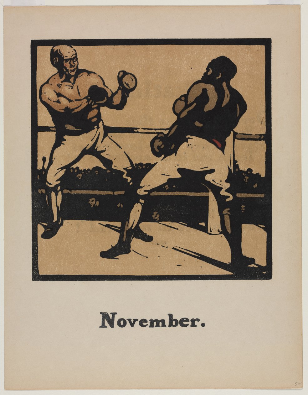 Ein Almanach von zwölf Sportarten: Boxen von William Nicholson