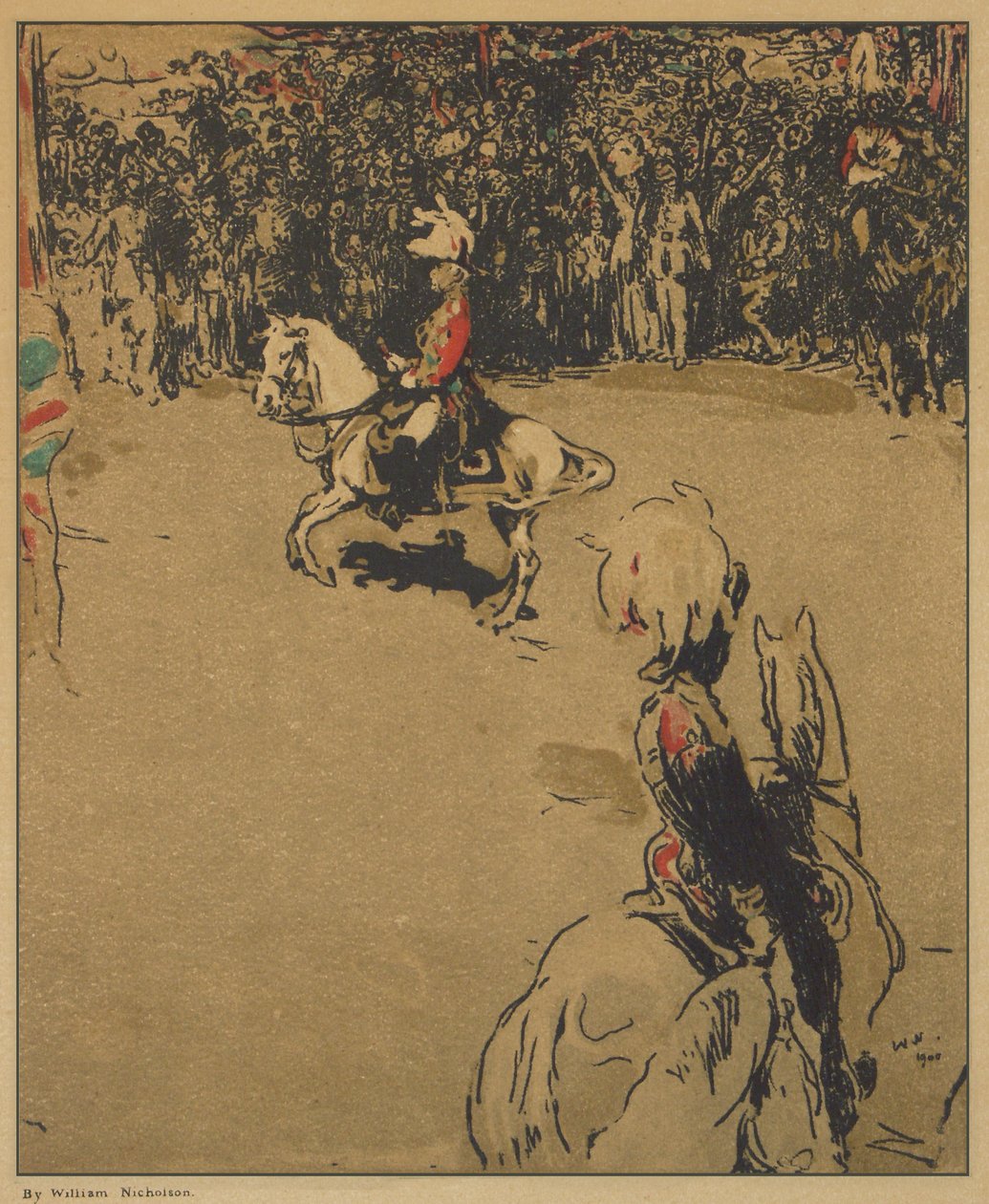 Lord Roberts zu Pferd von William Nicholson