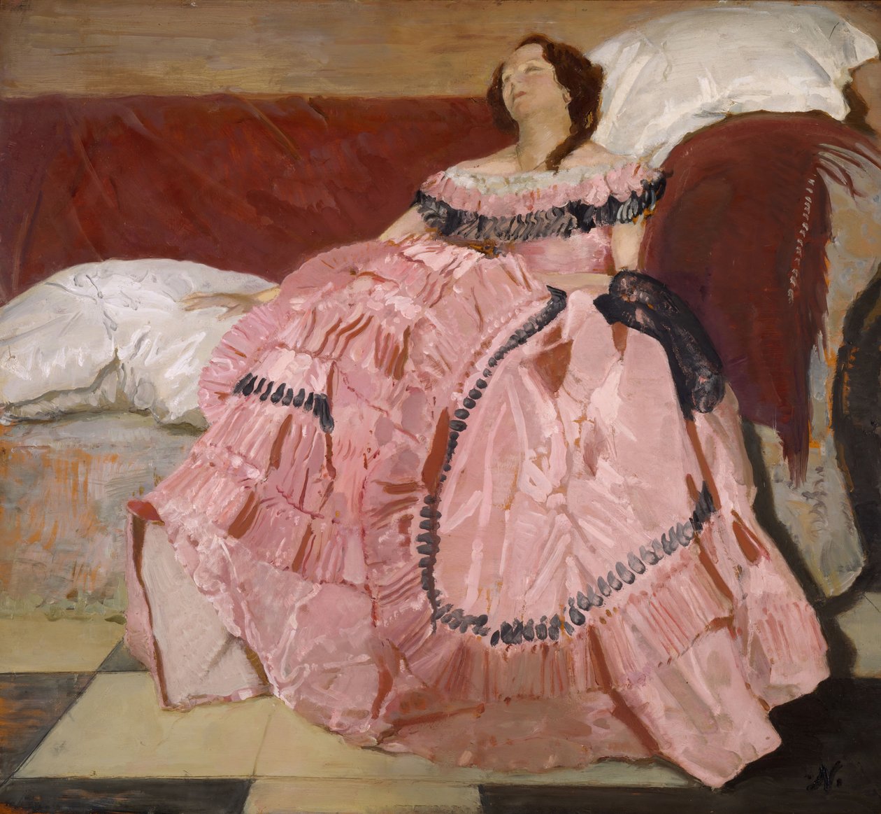 Das rosa Kleid (1935) von William Nicholson