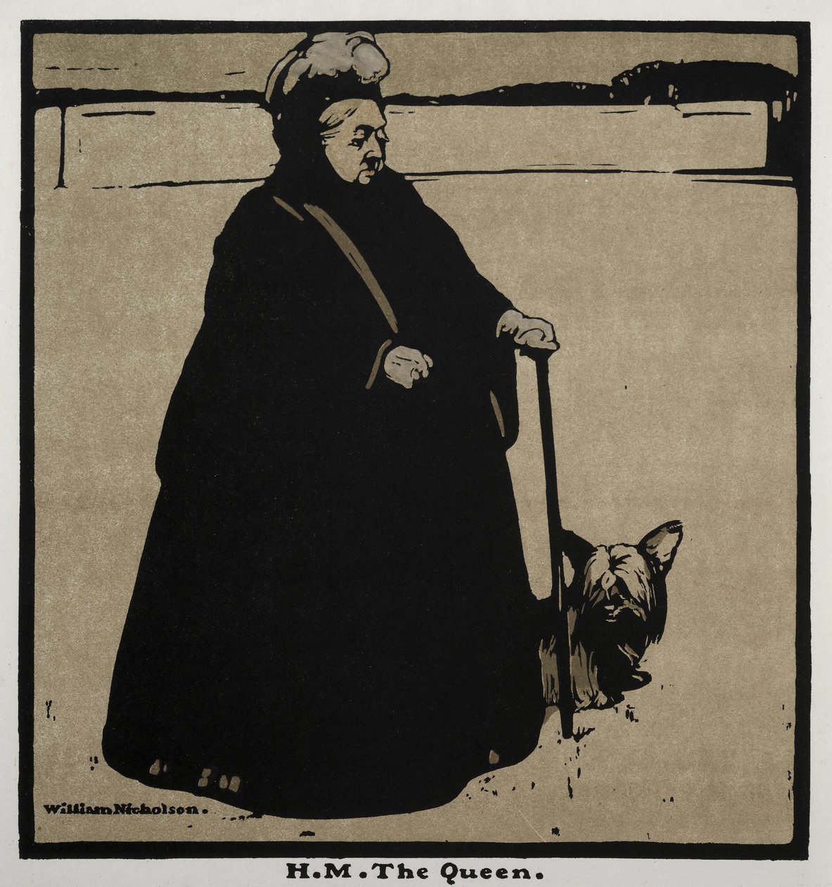 Zwölf Porträts: Ihre Majestät die Königin von William Nicholson