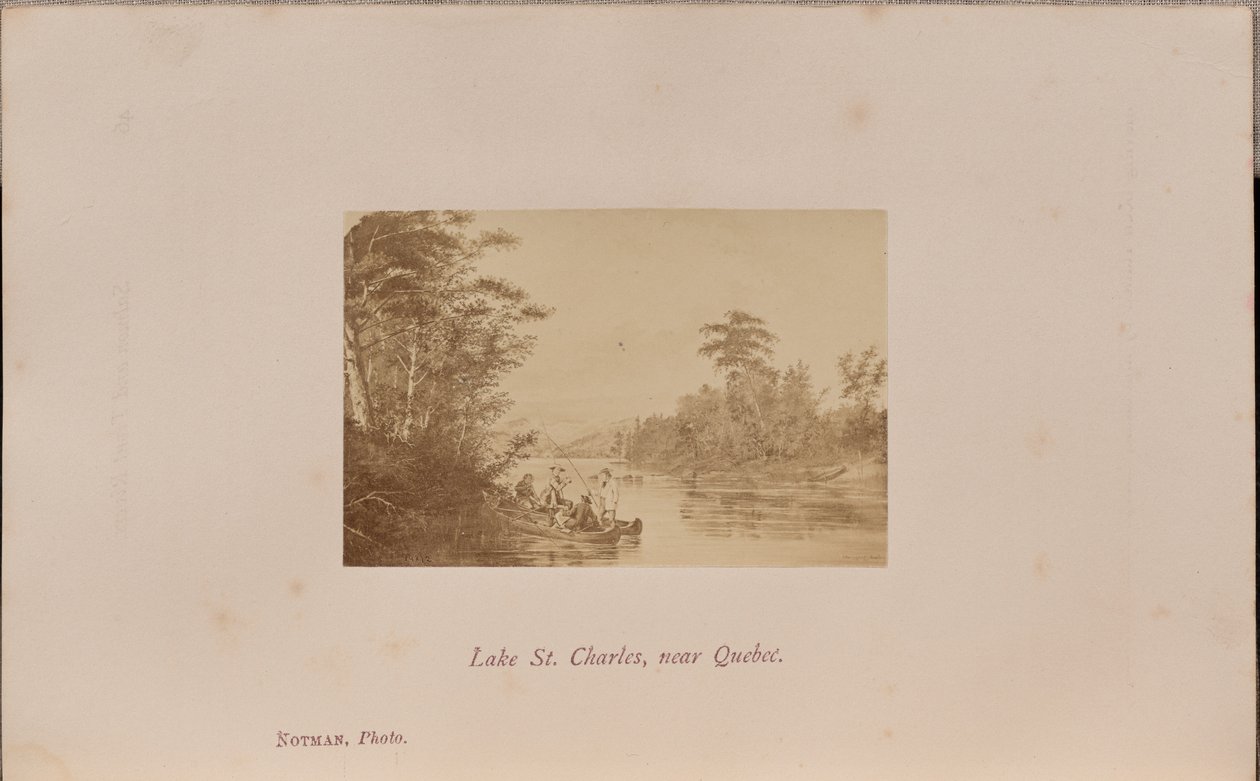Lake Saint Charles, nahe Quebec von William Notman