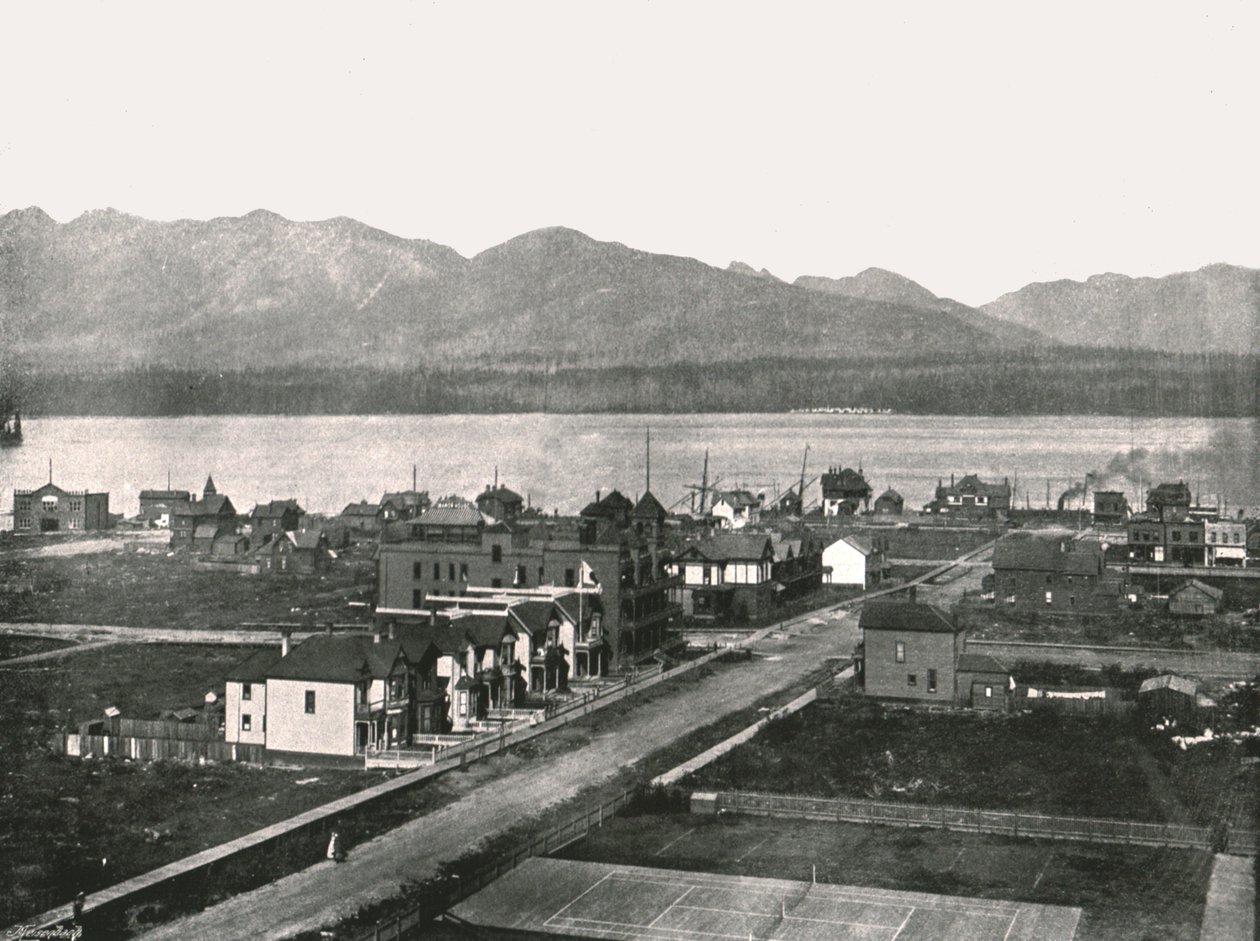 Der Hafen, Vancouver, Kanada, 1895 von William Notman and Son