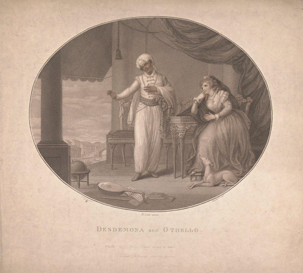 Desdemona und Othello von William Nutter