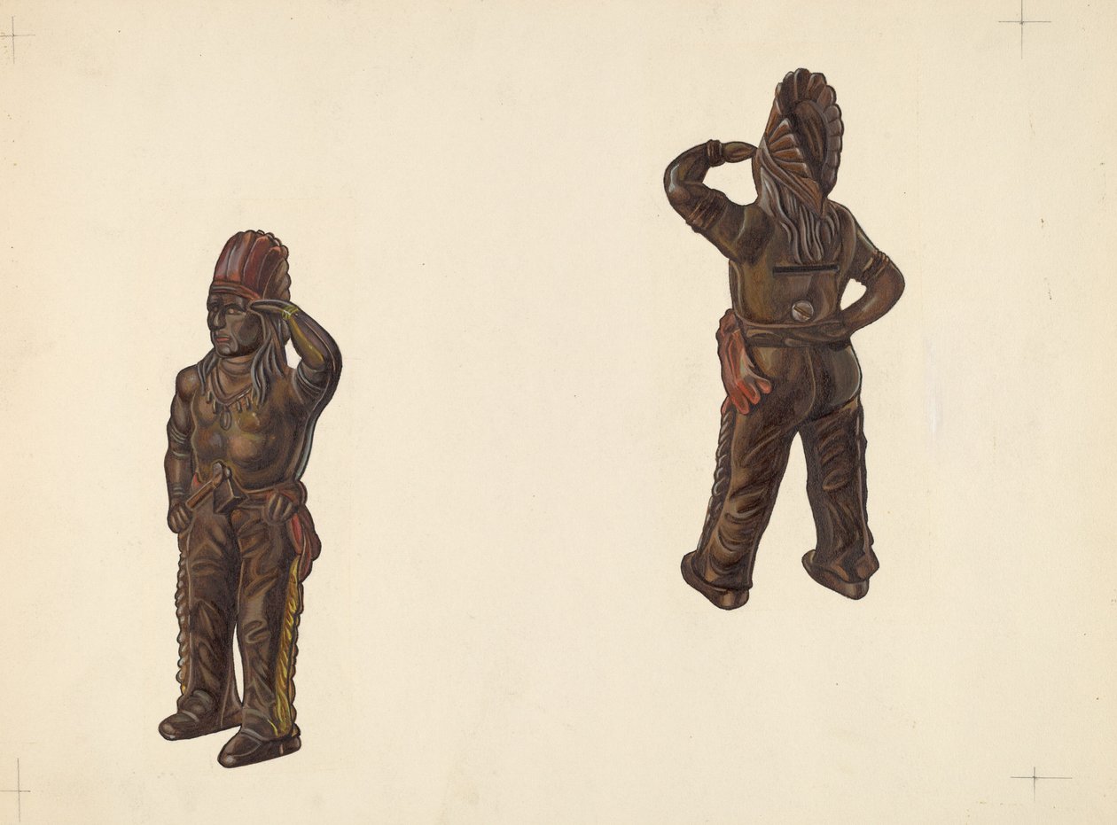Indianerhäuptling Münzbank, ca. 1938 von William O. Fletcher