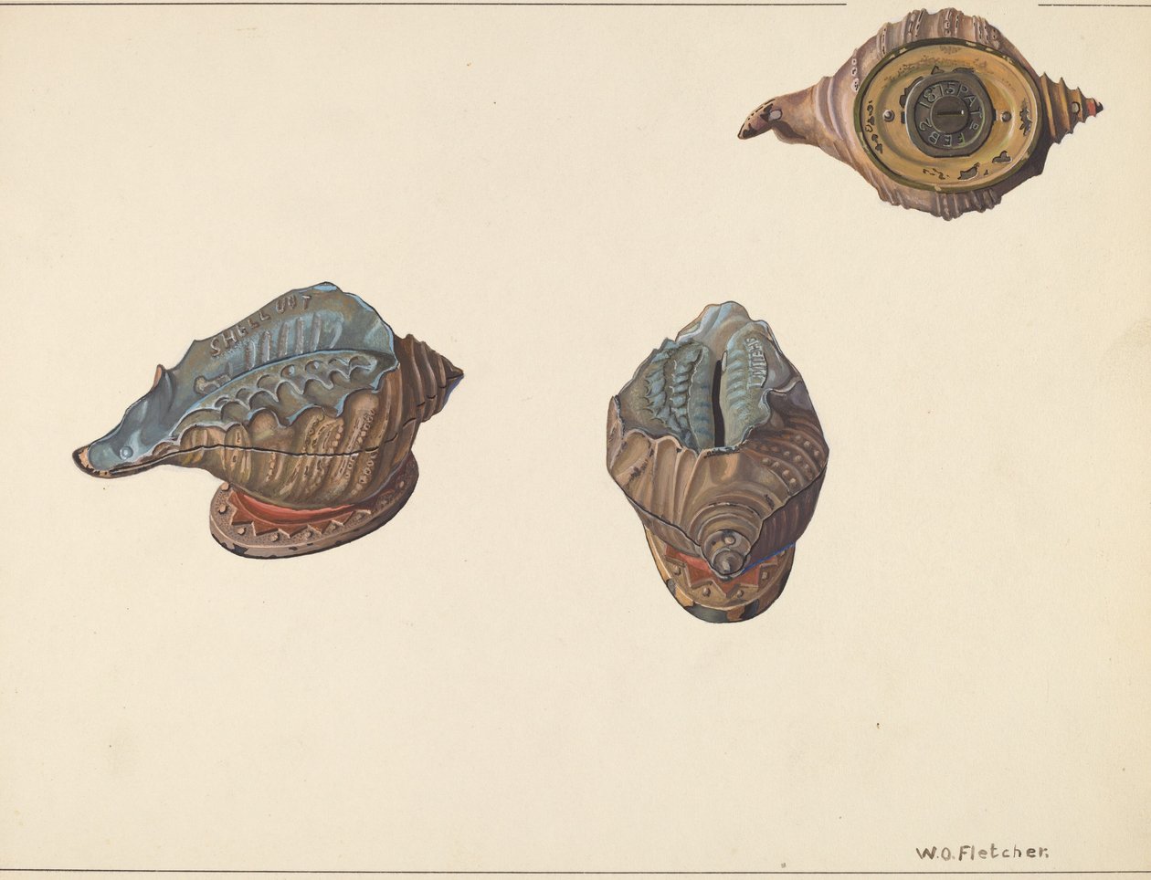 Shell Out Bank, ca. 1938 von William O. Fletcher
