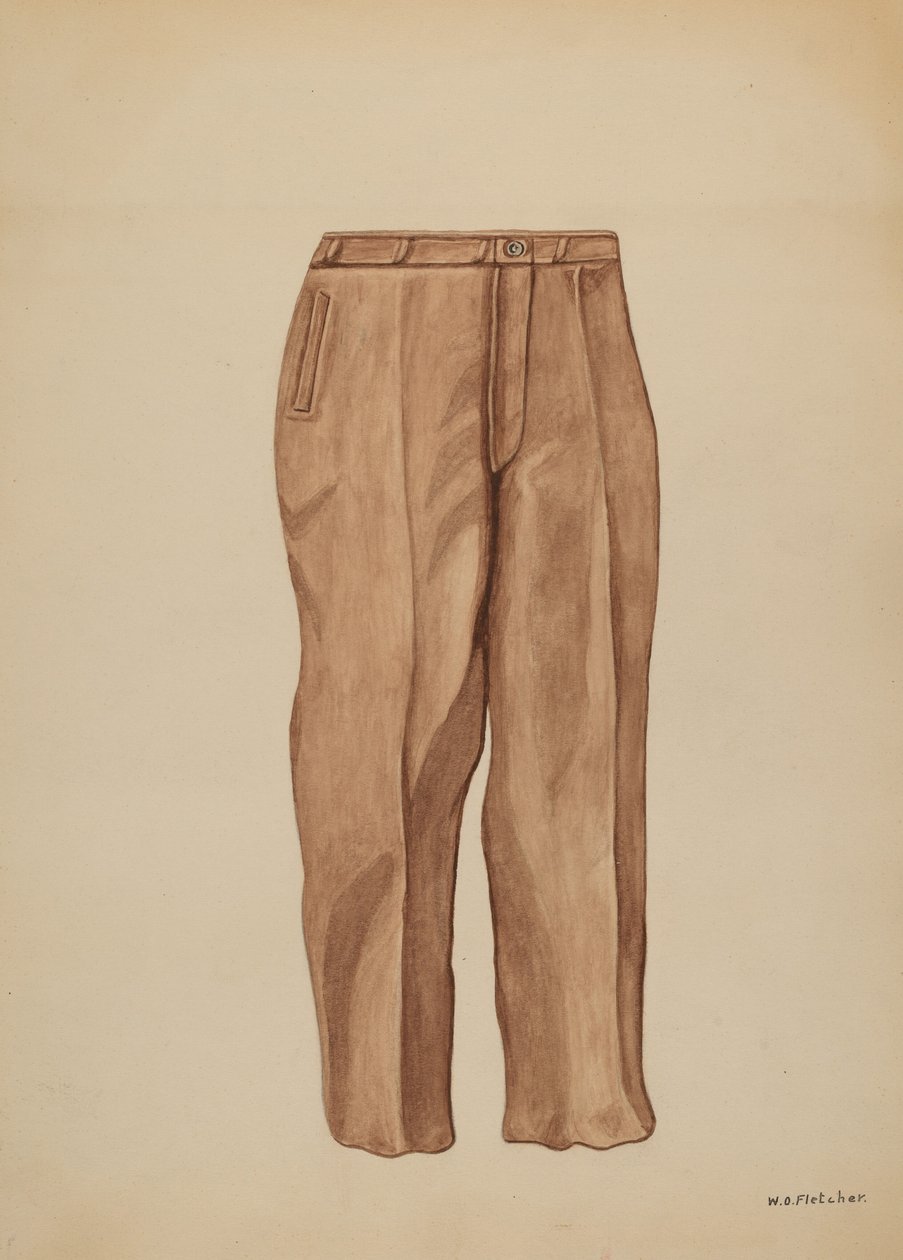 Hosen, ca. 1937 von William O. Fletcher