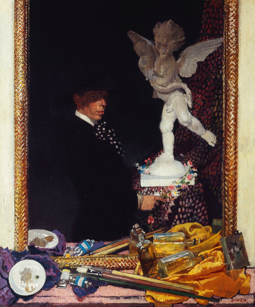 Ich und Amor, 1910 von William Orpen