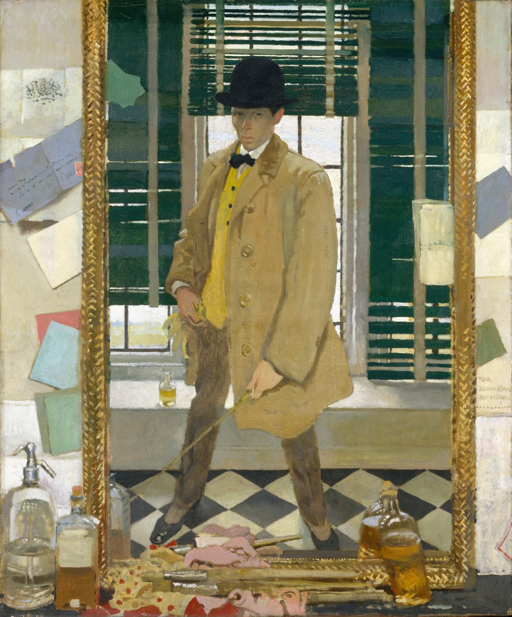 Selbstporträt, ca. 1910 von William Orpen