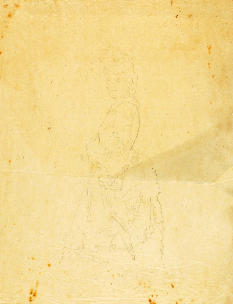 Junge Dame im Nachmittagskleid von William Page