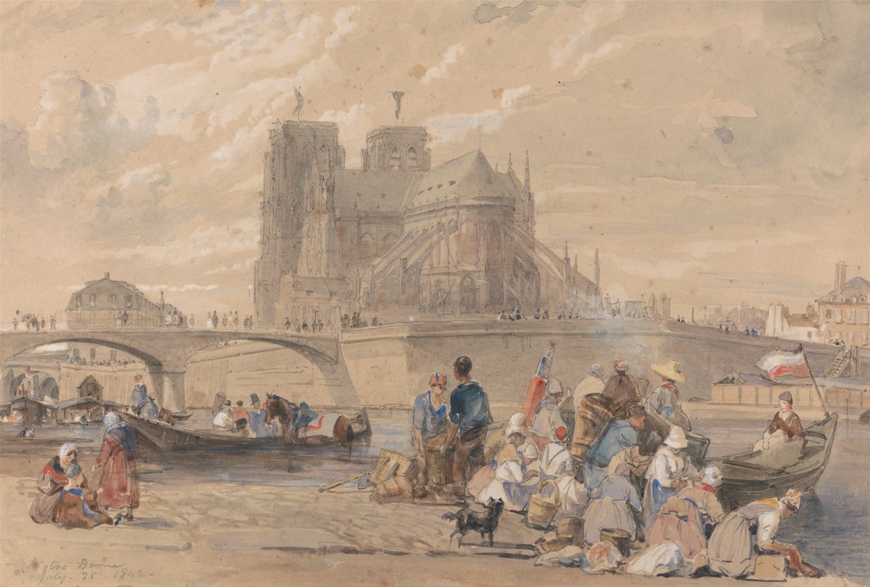Notre Dame, Paris von William Parrott