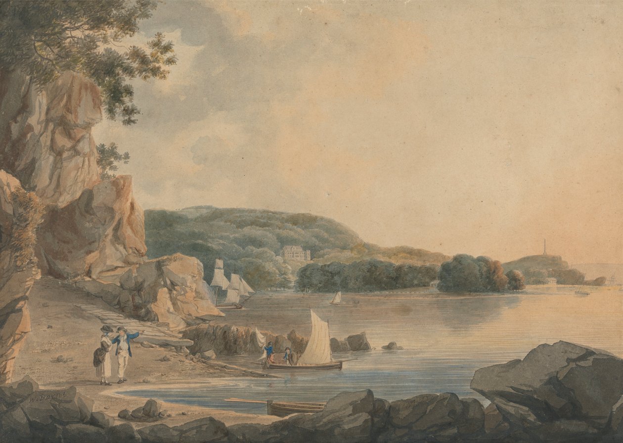 Britten Ferry, Mount Edgecombe von William Payne