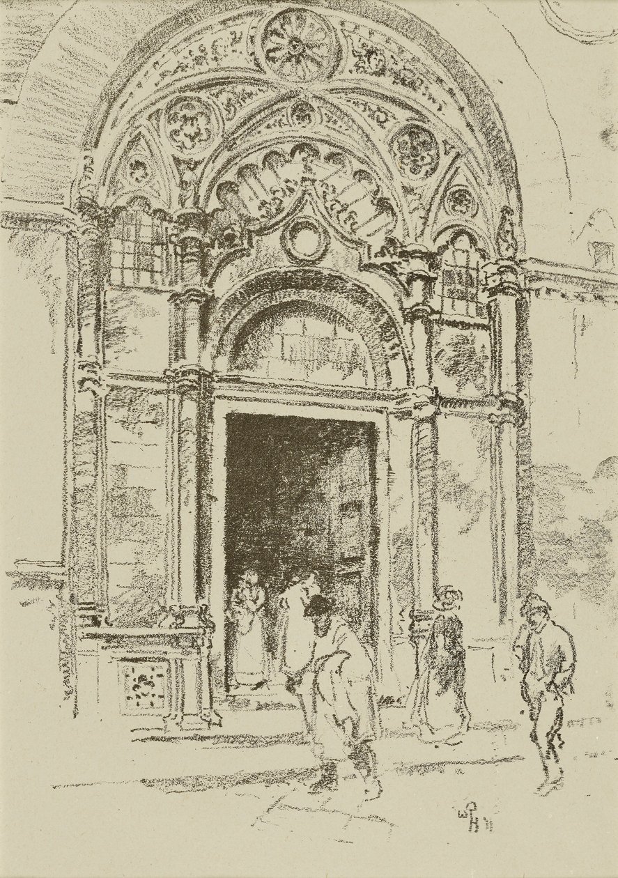 Tür bei San Michele von William Penhallow Henderson