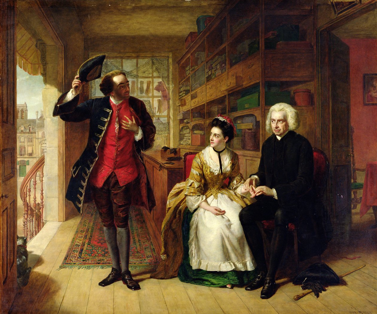 Der Puls, der Ehemann, 1869 von William Powell Frith
