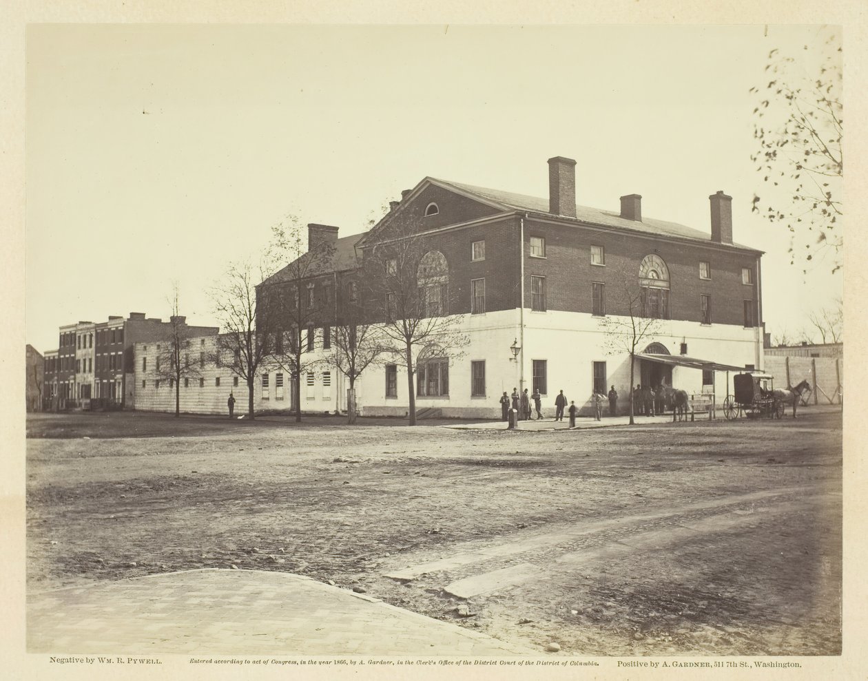 Altes Kapitolgefängnis, Washington, 1861-65 von William R. Pywell