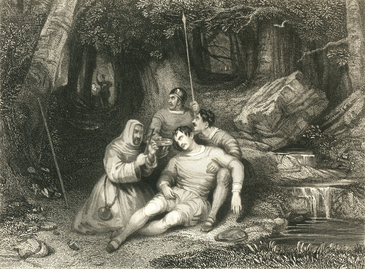 Tod von Llewellyn, ca. 1836 von William Radclyffe