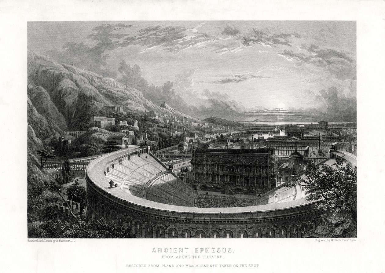 Antikes Ephesus, Türkei, 1887 von William Richardson