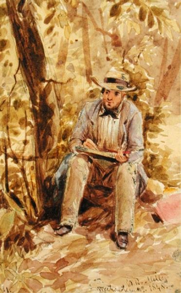 Selbstporträt von William Rickarby Miller