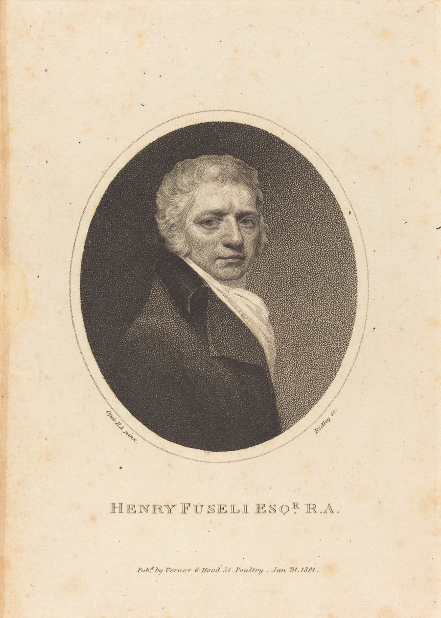 Henry Fuseli von William Ridley after John Opie